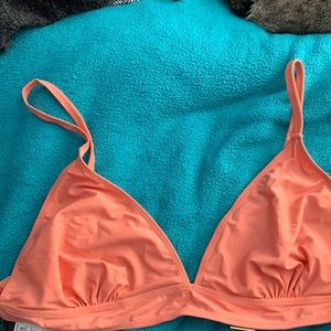 Vero Moda coral bikini top NWT